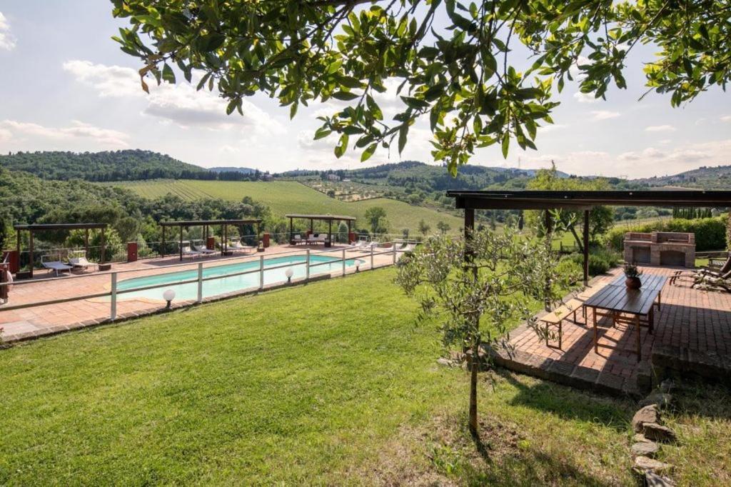 La Gufaia - Holiday House With Private Pool Near Florence 卡尔米尼亚诺 外观 照片